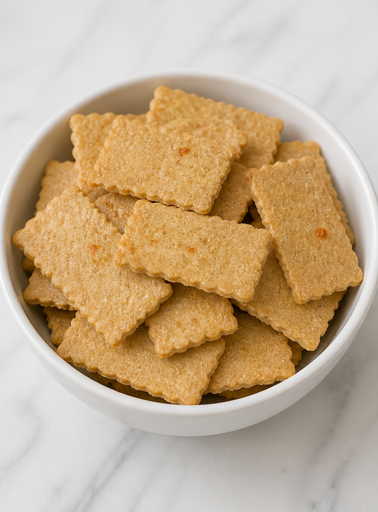 Spicy Chili Sourdough Flatbread Crackers