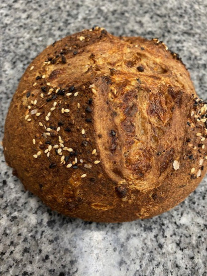 Sourdough Pretzel Round